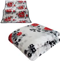 Pledas KW-25, baltas/juodas/raudonas, 160 cm x 210 cm