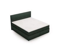 Lova dvigulė continental Polak Meble Sleep, 140 x 200 cm, žalia, su čiužiniu, su grotelėmis