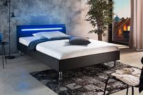 Lova pusantros vietos Miami, 120 x 200 cm, juoda, be čiužinio