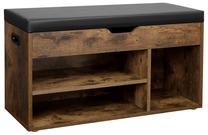 Suoliukas Songmics Shoe, rudas/juodas, 80 cm x 30 cm x 44 cm