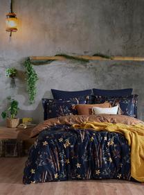 Patalynės užvalkalų komplektas Mijolnir Bamboo 182TRK3446, geltona/ruda/tamsiai mėlyna, 200 x 220 cm