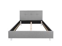 Lova viengulė Mala, 140 x 200 cm, pilka, be čiužinio