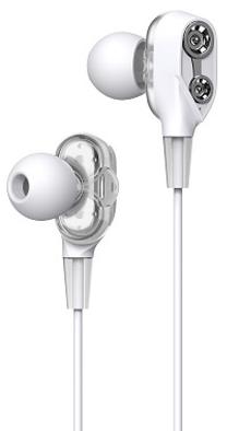 Laidinės ausinės iKaku Muya Dual Moving Coil Muya Dual Moving Coil, balta