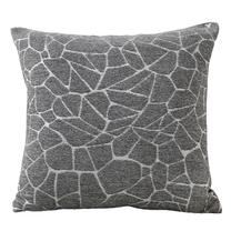 Dekoratyvinė pagalvėlė, balta/pilka, 50 cm x 50 cm