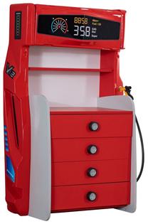 Komoda Kalune Design Sport-Sifonyer-Kirmizi, raudona, 51 cm x 94 cm x 144 cm