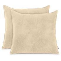 Pagalvės užvalkalas AmeliaHome Palsha, šviesiai ruda, 45 cm x 45 cm, 2 vnt.