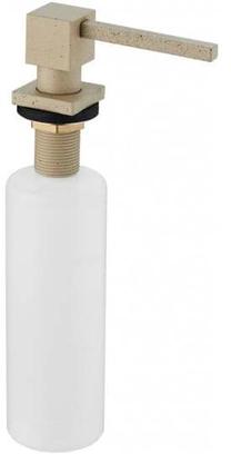 Skysto muilo dozatorius Mexen Cube 6605320-69, smėlio/granito, 0.32 l