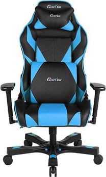 Žaidimų kėdė Clutchchairz Gear Bravo, 45 x 37 x 44 - 57 cm, mėlyna/juoda