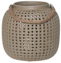 Žvakidė 4Living Pisa, molis, Ø 165 cm, 16 cm, šviesiai ruda