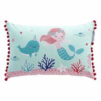 Dekoratyvinė pagalvėlė Douceur Decolico Top, mėlyna/įvairių spalvų, 30 cm x 50 cm