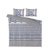 Patalynės užvalkalų komplektas Masterjero Brezza, baltas/juodas, 200 x 200 cm