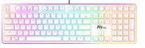 Klaviatūra Royal Kludge RK918 RGB Blue Switch, Anglų (US), balta