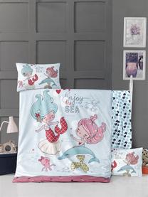 Patalynės užvalkalų komplektas Mijolnir Fish Girls 121VCT2046, įvairių spalvų, 100 x 150 cm