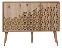 Spintelė Kalune Design Mega 120, sonoma ąžuolo, 36 cm x 120 cm x 90 cm