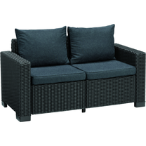 Lauko sofa Keter California, pilka, 68 cm x 141 cm x 72 cm