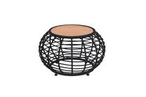 Lauko stalas Masterjero, juodas, 50 cm x 50 cm x 45 cm