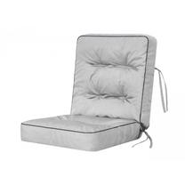 Lauko kėdės pagalvėlė Hobbygarden Venus V05POE2, šviesiai pilka, 110 x 50 cm