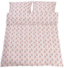 Patalynės užvalkalų komplektas Kwiaty 082260, baltas/raudonas, 160 x 200 cm