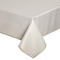 Staltiesė stačiakampė Lace, kreminė, 140 x 220 cm