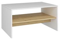 Kavos staliukas Kalune Design Apollon, ąžuolo/balta, 90 cm x 45 cm x 46.8 cm