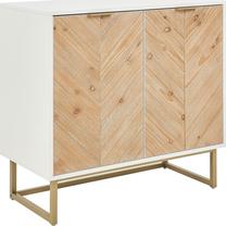 Spintelė Beliani Alaska, aukso/balta/rusva, 40 cm x 80 cm x 80 cm