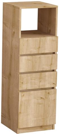 Komoda Kalune Design Ruby 393MRD1412, riešuto, 40 cm x 40 cm x 120 cm