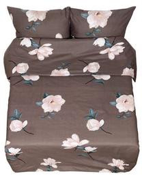 Patalynės užvalkalų komplektas Rustilė Dabloom 1288 20025601288, ruda/šviesiai rožinė/tamsiai žalia, 200 x 200 cm