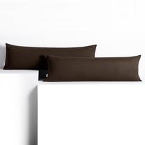 Pagalvės užvalkalas Restilo Amber, tamsiai ruda, 120 cm x 20 cm