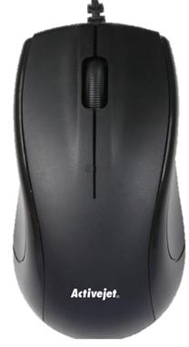 Kompiuterio pelė ActiveJet AMY-311, usb / ps/2 laidas, juoda