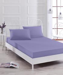 Paklodžių rinkinys Mijolnir Düzboya 162ELR0538, violetinė, 100 x 200 cm, su guma