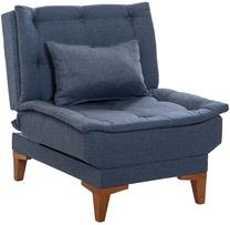 Krėslas Hanah Home Santo 867UNQ1657, tamsiai mėlyna, 70 cm x 75 cm x 90 cm