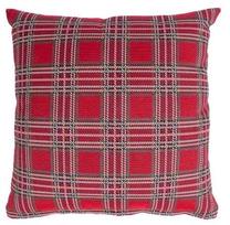 Dekoratyvinė pagalvėlė Home4you Holly, balta/raudona/žalia, 45 cm x 45 cm