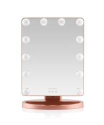 Kosmetinis veidrodis Beautifly GlamourVue, su apšvietimu, pastatomas, rožinė