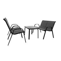Lauko baldų komplektas Marbesa, pilkas, 4 vietų