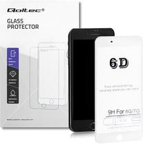 Telefono apsauginis stiklas Qoltec Premium 51120 6D Full Covered Apple iPhone 8 White, 9H