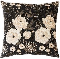 Dekoratyvinė pagalvėlė Peony, balta/juoda, 45 cm x 45 cm