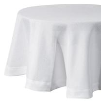 Staltiesė apvali Bianca 2, balta, 180 x 180 cm