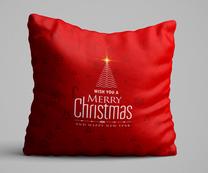 Dekoratyvinė pagalvėlė Mioli Decor Krlntxmas-14, įvairių spalvų, 43 cm x 43 cm