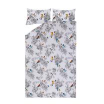 Patalynės užvalkalų komplektas Domoletti Bird Wilde, baltas/pilkas, 200 x 220 cm