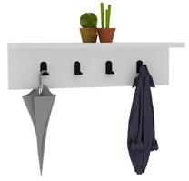 Sieninė lentyna Kalune Design Ayla 835PUQ1636, balta, 60 cm x 16.3 cm x 14.5 cm