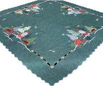 Kalėdinė staltiesė kvadratinė OSD02-3, žalia, 85 x 85 cm