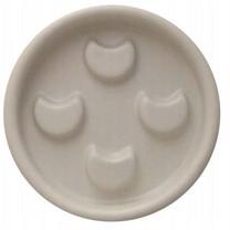 Muilinė Mohani Lunula, pilka, 10 cm x 10 cm