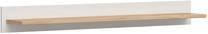 Sieninė lentyna Loksa S455-POL/143-APW, balta/pušies, 23.5 cm x 143 cm x 16.5 cm