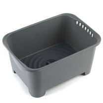 Krepšelis indų plovimui Beldray Washing Up Bowl With Drainer, 34.5 cm x 24 cm x 17 cm, plastikas, pilka