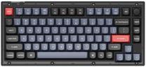 Klaviatūra Keychron V1 V1 Frosted Black Hot-Swap Keychron K Pro Brown, EN, mėlyna/juoda/raudona