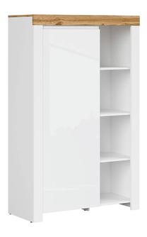 Pastatoma lentyna Holten S440-REG1D/150-BI/DWO/BIP, ąžuolo/balta, 42 cm x 98.2 cm x 156.5 cm