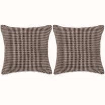 Dekoratyvinė pagalvėlė VLX Cushion Set, ruda, 60 cm x 60 cm, 2 vnt.