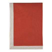 Staltiesė stačiakampė Lovely Duo, raudona/smėlio, 140 x 240 cm