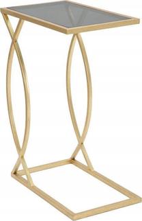 Kavos staliukas Ferretti Glamour, aukso, 45.5 cm x 25.5 cm x 60 cm