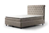 Lova viengulė Kalune Design Sonata V2, 120 x 200 cm, smėlio, su čiužiniu